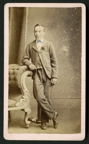 Burrows, W & Co fl 1877-1898 : Portrait of unidentified man fl 1878-1895