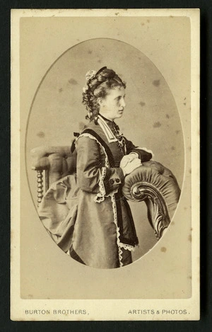 Burton Brothers (Dunedin) fl 1868-1896 :Portrait of Mary Flora Day
