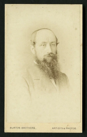 Burton Brothers (Dunedin) fl 1868-1896 :Portrait of R Gillies