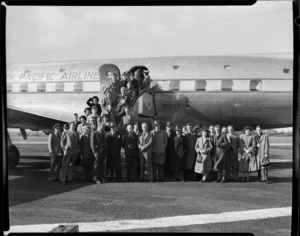 Passengers on British Commonwealth Pacific Airlines flights