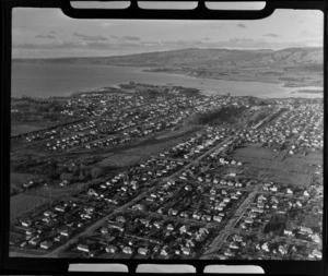 View of Rotorua, including Lake Rotorua, Bay of Plenty region