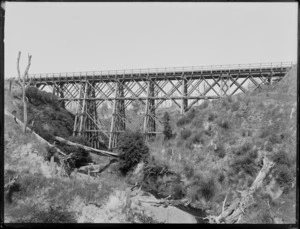 Railway viaduct, Makotuku, Tararua District