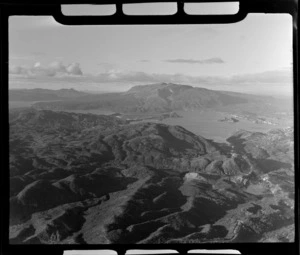 View of Lake Rotomahana and Mount Tarawera, Rotorua district, Bay of Plenty region