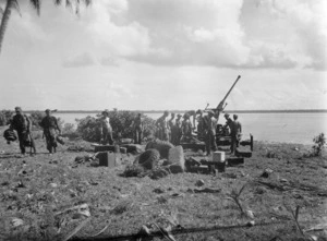 World War 2 New Zealand troops, on Nissan Island, Papua New Guinea