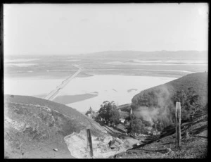 Napier, with brick works and mud-flats