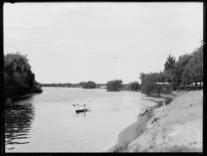 Rowing on the Tutaekuri River, near Clive, Hawke's Bay