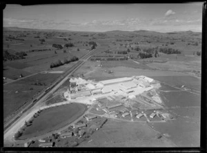 Morrinsville, Matamata-Piako District, featuring New Zealand Farmers Fertiliser Company plant