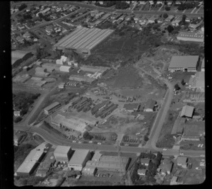 Unidentified factories in industrial area, Auckland