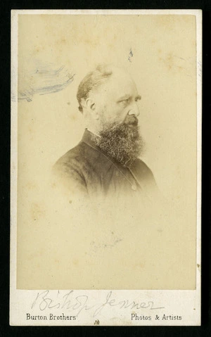 Burton Brothers (Dunedin) fl 1868-1896 :Portrait of Bishop Jenner