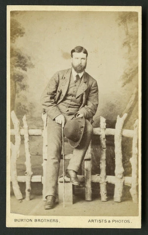 Burton Brothers (Dunedin) fl 1868-1896 :Portrait of W F Scrimgeour