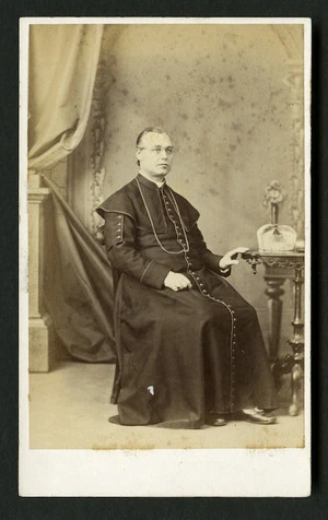 Burton Brothers (Dunedin) fl 1868-1896 :Portrait of unidentified Bishop