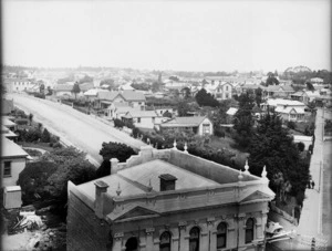 Part 1 of a 4 part panorama of Timaru township