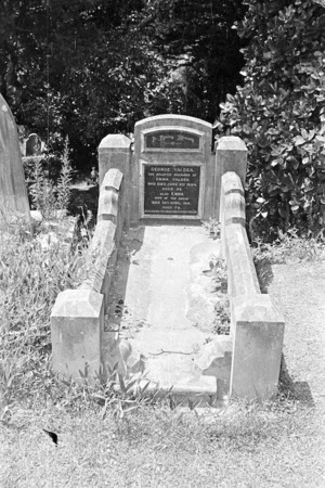The Yalden family grave, plot 27.M, Sydney Street Cemetery.