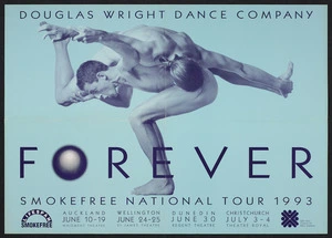 Douglas Wright Dance Company, "Forever" Smokefree national tour 1993 poster
