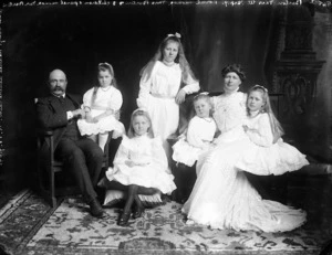 William and Lucy Barton with their daughters