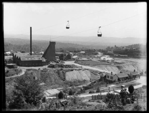 Poppet head for Blackwater mine (south shaft) and aerial buckets