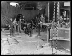 Building the winder for the Prohibition shaft