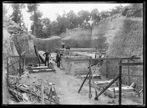 Excavations for the Prohibition bins and aerial