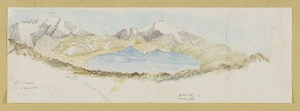 Haast, Johann Franz Julius von, 1822-1887: Lake Browning, 31 March 1866