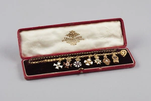Miniature medals belonging to Sir Julius von Haast
