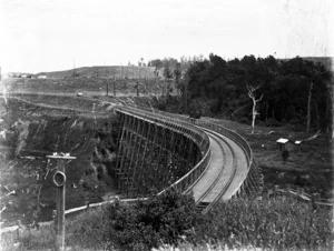 Railway viaduct in Ormondville, southern Hawke's Bay
