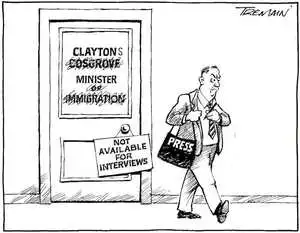 'Claytons Minister'. 'Clayton Cosgrove, Minister of Immigration'. 16 May, 2008
