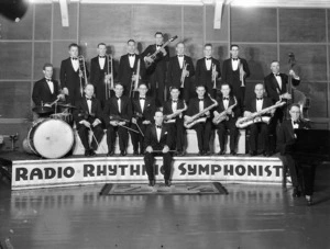 Group portrait of the Radio Rhythmic Symphonists