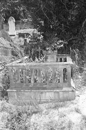 The grave of Robert Wilton, plot 106.L, Sydney Street Cemetery.