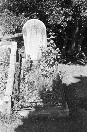 The Skelley family grave, plot 25.N, Sydney Street Cemetery.