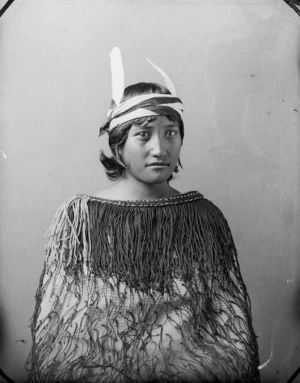 Young Maori girl from Hawkes Bay district