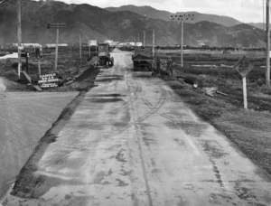Road at Seaview under construction