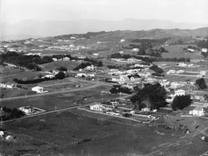 Part 2 of a 3 part panorama overlooking the suburb of Karori, Wellington