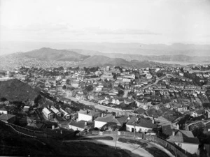 View over Brooklyn, Wellington, from Mitchell Street