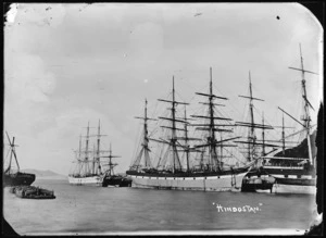 The ship Hindostan at Port Chalmers