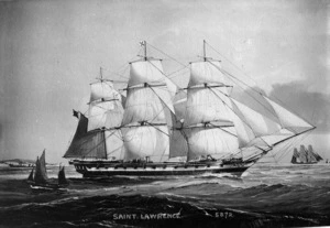 Painting of the ship 'Saint Lawrence'