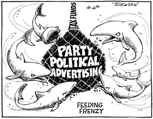 Tremain, Garrick, 1941- :Party Political Advertising. Otago Daily Times, 27 March 2005.