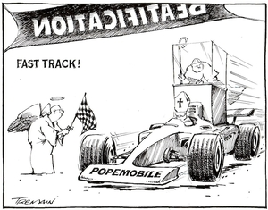 Tremain, Garrick, 1941- :Fast track! Otago Daily Times, 15 May 2005.
