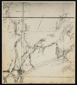 [Creator unknown] :[Part of a map of the coastline of Massacre Bay, Tasman Bay and Cloudy Bay, inland to lakes Howick and Arthur] [copy of ms map]. [1848]
