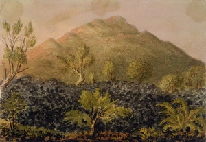 Gold, Charles Emilius, 1809-1871 :Rangitoto Auckland. Scoria. [1860?]