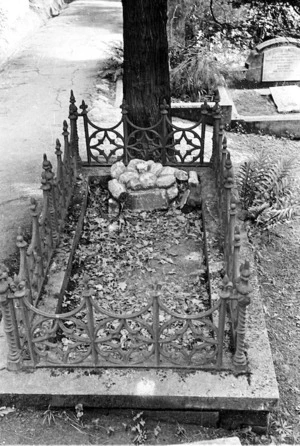 The grave of James Martin, plot 1826, Bolton Street Cemetery