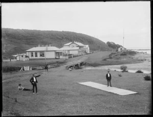 Scene at Cable Bay showing Cable Station and residences for cable staff