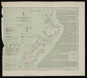 New Zealand / F.W. Flanagan delt., Sept 1882.