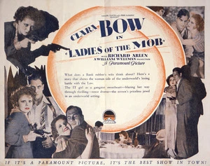Adolph Zukor and Jesse Liasky present Clara Bow in "Ladies of the mob", a Paramount picture. [Pamphlet. ca 1928].