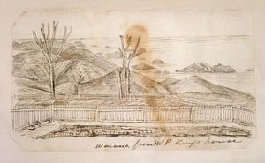 Taylor, Richard 1805-1873 :Waiaua from Mr P. King's house [19 October 1841]