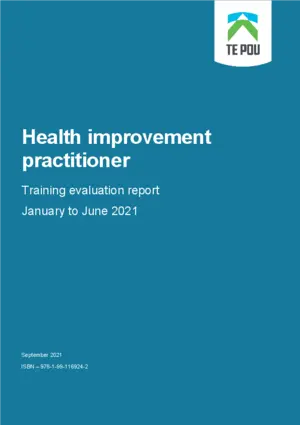 Health improvement practitioner : training evaluation report ...