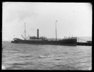 Steam ship Indralema at Port Chalmers