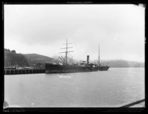 Steam ship Waimate at Port Chalmers.