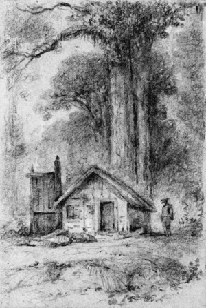 [Swainson, William] 1789-1855 :Stillings cottage, Stokes Valley, Hutt Road. 1847.