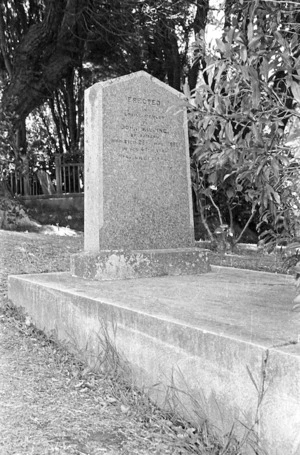 The grave of John Wilding, plot 42.N, Sydney Street Cemetery.