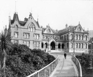 Parliament Buildings, from Sydney Street, Wellington